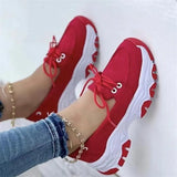 Women Sneakers 2023 Shoes Comfortable Chunky Sneakers Walking Sneakers For Women Loafers Ladies Shoes Lace-Up Shoes Woman