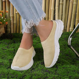 for Women 2023 Outdoor Breathable Women's Vulcanize Shoes Thick Bottom Walking Shoe Easy Put on Slippers Slip-on