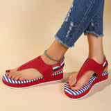 for Women 2023 Fashion Roman Women's Sandals Summer Fashion Platform Women's Thong Sandals Casual Female Beach