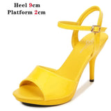 Model Shoes Women Sexy Catwalk Shoes Sandals 9 13 15 17 20 CM High Heels Platform Sandals Girls Shoe Party Club Drop