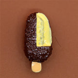 Single Sale Cute Mini Shoe Charm Accessories Simulation Chocolate ice cream Shoe Decoration fit croc jibz Kid's X-mas