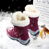 Women Boots Platform Shoes Keep Warm Mid-Calf Snow Boots Ladies Lace-up Comfortable Quality Waterproof Chaussures