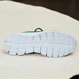 Lightweight Soft Sole Sneakers for Women Autumn Green Breathable Mesh Flats Woman Comfort Slip On Running Shoes