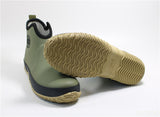 Men Waterproof Rain Boots Rubber Ankle Boots Light Outdoor Casual Fishing Boots Students Slip-on Rain Shoes Man Platform