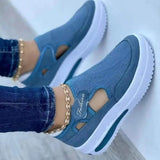 Vulcanize Shoes 2022 Summer New Breathable Mesh Plus Size Platform Sneakers Women's Light 2 Wedge Casual Sport