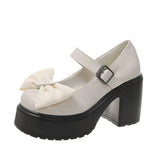 shoes Heels Lolita shoes platform heels Women Mary Jane Shoes Vintage Girls High Heel Japanese Style College Student