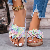 Autumn And Winter New Large-Size Ladies' Sandals Temu Simple Atmosphere Beach Sandals