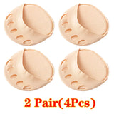 Women Forefoot Pads High Heels Half Insoles Five Toes Insole Foot Care Calluses Corns Relief Feet Pain Massaging Toe