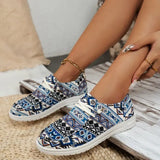 Women's Spring New Fashion Round Toe Flat Anti-Slip Walking Shoes Casual and Comfortable Shallow Mouth Walking Sports