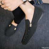 Summer Mens Loafers Plus Size Lightweight Comfortable Flat Casual Shoes Men Breathable Slip on Soft Leather Driving