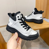 Running Shoes for Women 2023 Authentic Leather Platform Sneakers Femme Flats Tennis Female Casual Sports Girls