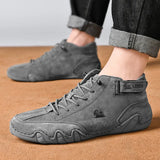 Boots for Men 2023 New In High Top Shoes Sneakers Luxury Aliexpress Shoes Man Motorcycle Footwear Casual Ankle