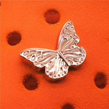 1pcs Metal Rivets PVC Shoe Charms Decorations Red Blue Rhinestone Gemstone Designer Shoes Buckle Accessories Croc