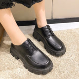 Women's Pumps 2023 Female Wild Thick High Heel Retro Black Work Shoes Spring and Autumn Sponge Cake Low Single Shoes
