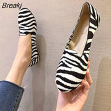 Knitted Beanie Shoes Flat Women Shoes Single Shoes Solid Color Simple Weave Round Toe Woman Shoes Plus Size