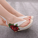Queen Woman Slippers Home Casual Beach Flip Flops Lady Sandals Summer Sexy High