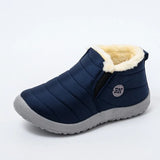 Shoes Winter Warm Boots For Women Fashion Waterproof Women's Shoes 2020 Platform Flat Female Lady Ankle Boots Botas