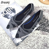Simple Flat Shoes Women Comfortable Latex Insole Casual Shoes Candy Colors Pointed Single