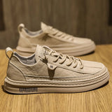 Summer Casual PU Leather Shoe Trend Men's Shoes Wild Mens Flats Shoes Waterproof Non-slip Board Shoe Male