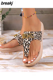 Women Sandals Orthopedic Wedge Heels Summer Sandals 2023 Slippers Shoes For Women Heeled Sandals Beach Flip Flops Zapatos