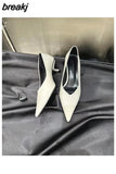 Women Shoes Pointed Toe Thin Heel 5cm Pumps For Dress Party Female Office Lady Shoes Fashion Candy Color Spring Zapatillas