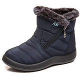 Women Boots Super Warm Winter Shoes For Women Ankle Boots Waterproof Snow Botas Mujer Short Black Low Heels Winter Boots