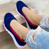 Women Sneakers Slip On Women's Sneakers Solid Color Platform Sneakers Casual Tenis Feminino Ladies Vulcanize Shoes