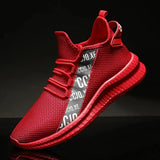Men Sneakers White Mesh Breathable Trainers Light Running Shoes Comfortable Sports Men Shoes Dropshipping Zapatillas De