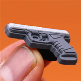 1pcs Stethoscope Shoe Charms Pistol Camera Audiotape PVC Shoe Accessories Decoration Fit Croc Jibz Party Kids