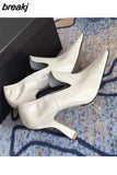 Square Toe High Heels Pumps Women Autumn Shoes Party Dress 2023 Spring Footwear Retro Female Work Pumps Zapatillas