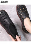 New Spring Sandals Women Fashion Breathable Flat Woemn Shoes Soft Non-slip Comfortable Plus Size Sandalias De Mujer