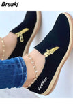 New Women Flats Autumn Designer Classic Walking Casual Sneakers Rome Fashion Running Shoe Plus Size 35-43 Zapatos De