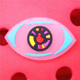 Bad Bunny Style Shoe Charms Accessories Planet Dice Eye Rabbit Man Shoe Buckle Decorations fit Kids X-mas Party