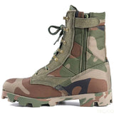 man ankle boots military shoes genuine leather shoes for men army
