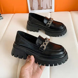 Heels Women's Loafers 2023 Fashion Authentic Leather Mirror Luxury Designer Pumps Shoes Ladies Party Elegant