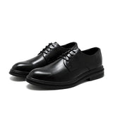 Breakj Size Men's Casual Male Shoes 46 Business Dress Groom Wedding Shoes 45 British Suit Small Leather Shoes
