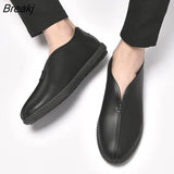 handmade head layer leather shoes,sheepskin wool one warm non slip flat with leather casual shoes retro
