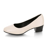 Style Women Pumps Shallow Women Shoes Pointed Toe Square heel Lady Wedding Shoes Comfortable Light Soft female