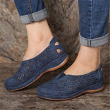 Women Sandals Soft Leather Wedges Shoes For Women Summer Sandals Casual Shoes Female Low-heel Hollow Out Sandals