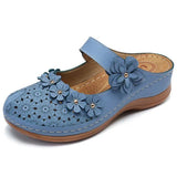Fashion Sandals Flat Ladies Flower Sandals Comfortable Female Soft Bottom Shoes Leisure ladies Hollow Out Light