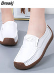 Autumn Light Women's Flat Shoes 2023 New Comfort Plus Size White Women's Vulcanize Shoes Hollow Casual Women