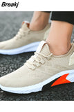 Men's Mesh Breathable Running Shoes Gym Sneakers Outdoor Comfortable Fitness Trainer Sport Lightweight Walking Jogging