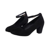 Women's High Heels Round Toe 2023 New Fashion Shoes Thick Heel Pink Women's Shoes Elegant and Comfortable Ladies
