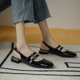 Spring Summer New Women Flats Sandals Fashion Chunky Slippers Sexy Party Dress Shallow Flip Flops Casual Shoes Mujer