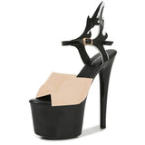 Stripper Heels Women Shoes Sexy Show Sandals Party Club Platform Stiletto High-heeled Pole Dance Prom Dress Shoes