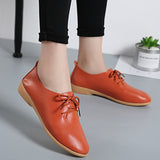 Leather Summer Loafers Shoes Women Casual Shoes Moccasins Soft Pointed Toe Ladies Footwear Women Flats Shoes