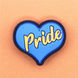 Sale 1pcs Shoe Charms Heart-shaped/Kiss me/Skull Shoe Accessories Shoe Buckle Decorations Fit Croc JIBZ Kid's X-mas