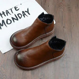 Retro Women Boots Ladies British Wind Students Ankle Boots Korean Casual Short Boots Japanese Original Big Head Doll
