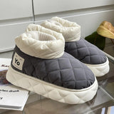 New Women's Winter Cotton Shoes Comfort Couple Non Slip Platform Snow Boots Women Thick Bottom Keep Warm Ankle Boots