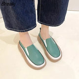 Women's Shoes 2023 Summer New Women's Round Toe Flat Shoes Platform Bottom Fashion All-match Comfortable Thick-soled